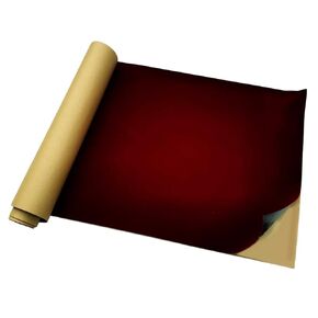 17.7 by 100 Inches Self Adhesive Velvet Roll,Adhesive Velvet Fabric for Jewelry Display cabinets (Burgundy Dark Red)