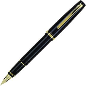 Pilot Falcon Fountain Pen Black W/Gold Trim Extra Fine