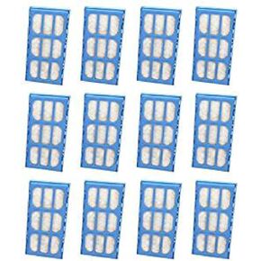 Nispira Replacement Water Filter Cartridges Compatible with Cat Mate & Dog Mate Fountains, Pack of 12