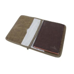 CEMGYIUK Journal Cover,Case for Hardcover Leuchtturm A5 Notebook,Protective Cover for Journal, Notebook Cover,Refillable Case,Personal Planner, Waxed Canvas,Handmade Office