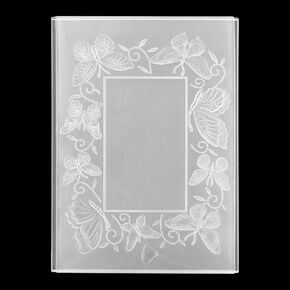 3D Butterfly Embossing Folders, Plastic Embossing Template 5x7 Inch, Embossing Folders for Card Making, Embossing Plates with Stencils for Scrapbooking Paper Crafts Supplies Accessories