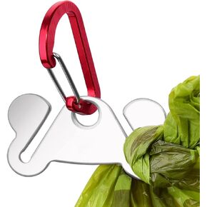 2PCS Dog Poop Bag Holder, Waste Bag Holder, Dog Poop Bag Carrier, Hand Free Holder