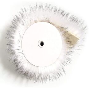 Faux Fur Ribbon Soft and Fluffy DIY Craft Garland Party Decoration Furry Patch Ribbon for Pillowcase Fur Ball Carpet Pet Pad 3Inch*40 Inch Brown