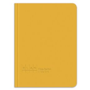 Elan Publishing Company E10x10K King Size Cross Section Book 6 ½ x 8 ½, Yellow Cover (Pack of 24) (E10x10K Yel-24)