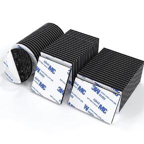 60PCS Double Sided Adhesive Pads, Heavy Duty Foam Tape with 3M Tape, Self-Sticker Mounting Tape for Car Home Office