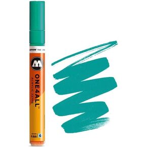 MOLOTOW ONE4ALL Acrylic Paint Marker, 4mm, Lagoon Blue, 1 Each (227.221)