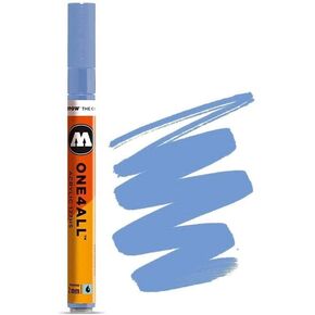 MOLOTOW ONE4ALL Acrylic Paint Marker, 2mm, Blue Violet Pastel, 1 Each (127.228)