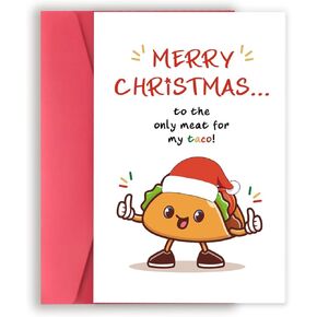 YiKaLus Romantic Christmas Card for Wife from Husband, Sweet Star Tree X-mas Card with Envelope, Great Gifts for Wife Christmas
