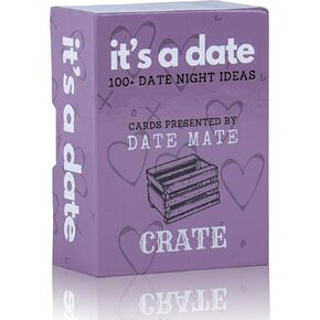 It's a Date - Date Night Cards for Couples - 100 Cards with Romantic Relationship Activity Ideas to Plan The Perfect Date Night - Gifts for Wife, Husband, Girlfriend, Boyfriend, Newlywed, Birthday