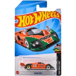 Hot Wheels Mazda 787B 1:64 Scale Die-Cast Race Car, Orange