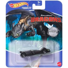 Hot Wheels Character Car Dragons Toothless