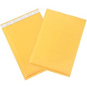 Aviditi Kraft Bubble Mailers #4, 9 1/2" x 14 1/2", Self-Seal, Padded Envelopes for Packing, Mailing and Shipping, Case of 100