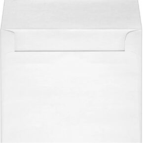LUXPaper Square Invitation Envelopes | Peel & Press | 6 1/2" x 6 1/2" | Crystal Metallic | 80lb. Text | 50 Qty
