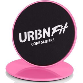Gliding Discs Core Sliders - Dual Sided Exercise Disc For Smooth Sliding On Carpet And Hardwood Floors - Gliders Workout Legs, Arms Back, Abs At Home or Gym or Travel - Fitness Equipment (orange)