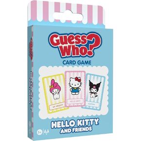 USAOPOLY Guess WHO? Card Game: Hello Kitty and Friends, Featuring 20 Characters, My Melody, Kuromi, Badtz-Maru and More, Family Friendly Deduction Game, Officially Licensed Merchandise & Collectible