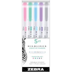 Zebra Pen Zebra HIGHLITER 5/PK TOPSELLERS