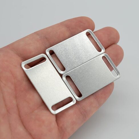 StayMax Aluminum Engraving Blanks Tags Stamping Blanks Tags Blank Dog Tag Pet ID Tag 25 Pieces (Green) in Saudi Arabia