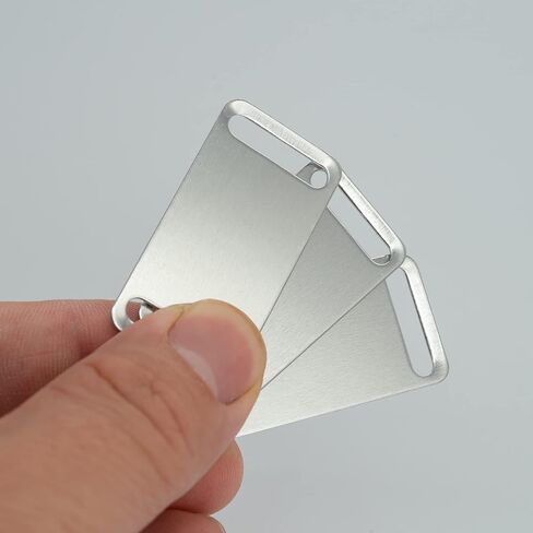StayMax Aluminum Engraving Blanks Tags Stamping Blanks Tags Blank Dog Tag Pet ID Tag 25 Pieces (Green) in Saudi Arabia