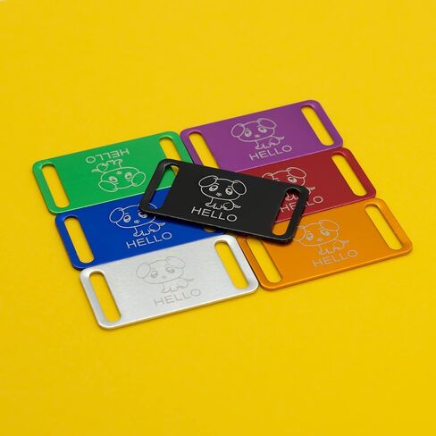 StayMax Aluminum Engraving Blanks Tags Stamping Blanks Tags Blank Dog Tag Pet ID Tag 25 Pieces (Green) in Saudi Arabia
