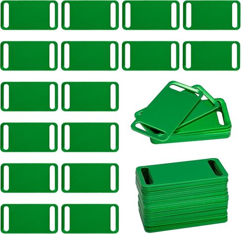 StayMax Aluminum Engraving Blanks Tags Stamping Blanks Tags Blank Dog Tag Pet ID Tag 25 Pieces (Green) in Saudi Arabia