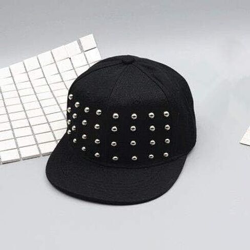 100 Pcs Round Dome Studs Metal Claw Beads Nailhead Punk Rivets with Spikes (Gun Metal/Black, 9 Mm) in Kuwait
