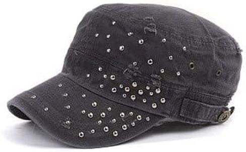 100 Pcs Round Dome Studs Metal Claw Beads Nailhead Punk Rivets with Spikes (Gun Metal/Black, 9 Mm) in Kuwait