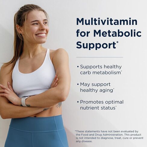 Designs for Health Metabolic Synergy - Multivitamin and Mineral Supplement with Chromium, Zinc, Selenium, R-Lipoic Acid, Vitamins + More (360 Capsules) in Saudi Arabia
