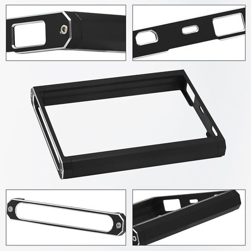 إطار واقي معدني من Hobby Fans مناسب لشاشة إرسال سيارة Flysky FS-NB4 RC وحامل دعامة واقية وقاعدة حماية لوحدة التحكم عن بعد وملحقات أجزاء ترقية (أسود) in Kuwait