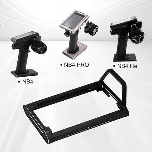 إطار واقي معدني من Hobby Fans مناسب لشاشة إرسال سيارة Flysky FS-NB4 RC وحامل دعامة واقية وقاعدة حماية لوحدة التحكم عن بعد وملحقات أجزاء ترقية (أسود) in Kuwait