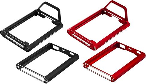 إطار واقي معدني من Hobby Fans مناسب لشاشة إرسال سيارة Flysky FS-NB4 RC وحامل دعامة واقية وقاعدة حماية لوحدة التحكم عن بعد وملحقات أجزاء ترقية (أسود) in Kuwait