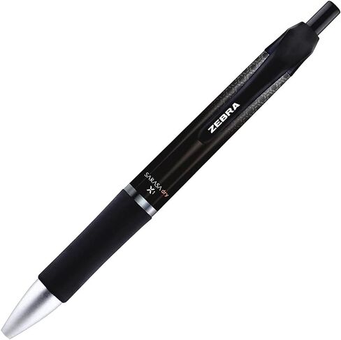 Zebra Pen Sarasa Dry X1 Retractable Gel Pen, Medium Point, 0.7mm, Black Ink, 12-Pack in Saudi Arabia
