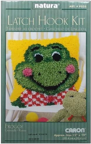 Caron P504 Natura Latch-Hook Kit, Sunshine Rainbow, 12" X 12" in Saudi Arabia