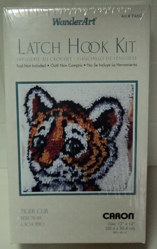 Caron P504 Natura Latch-Hook Kit, Sunshine Rainbow, 12" X 12" in Saudi Arabia