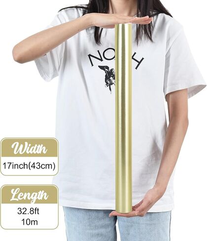 BEISHIDA ورق تغليف الهدايا باللون الأحمر، ورق تغليف معدني غير لامع، ورق تغليف هدايا بلون خالص، ورق تغليف لحفلات الزفاف، وأعياد الميلاد، والتخرج، ورق تغليف عيد الميلاد (17 بوصة × 32.8 قدم) in Kuwait