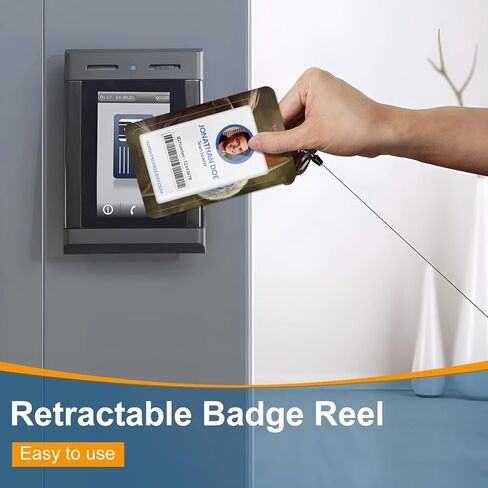 حامل شارة Akkya مع بكرة قابلة للسحب، لطيف مضحك الكرتون أنيمي الجمجمة معرف اسم العلامة العمل شارة كليب الثقيلة العمودي بطاقة حامي غطاء حالة للعمل مكتب ممرضة الطالب المعلم النساء الرجال in Kuwait