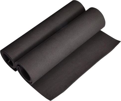 Bright Creations 2-Pack EVA Foam Rolls, 3mm Thick High-Density Formable Black Foam Sheets for Crafting, Cosplay Costumes, DIY Armor and Halloween Decorations, 14 x 39-Inch in Saudi Arabia