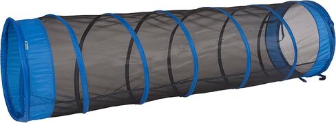 خيام لعب باسيفيك 20406 للأطفال، نفق لعب الزحف بطول 6 أقدام، قطر 6 × 19 بوصة، أزرق/أسود in Saudi Arabia