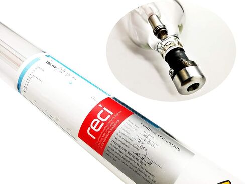 MCWlaser RECI W2 Laser Tube 90W 100W CO2 Laser Tube Length 1240mm Dia. 80mm with 10000h MTTF in Kuwait