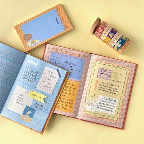 Monolike B6 Archive247 Diary 6 Month Planner, 03.Yellow - Academic Planner, Weekly & Monthly Planner, Scheduler, Undated Planner, 128x182mm in Saudi Arabia