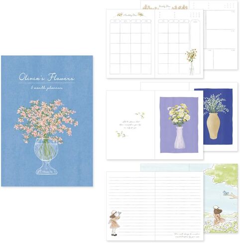 Monolike B6 Archive247 Diary 6 Month Planner, 03.Yellow - Academic Planner, Weekly & Monthly Planner, Scheduler, Undated Planner, 128x182mm in Saudi Arabia