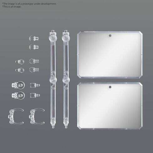 Bandai Hobby - ملحق - مجموعة ملصقات مرآة Action Base 7 [لون شفاف]، مجموعة نماذج Bandai Spirits in Saudi Arabia