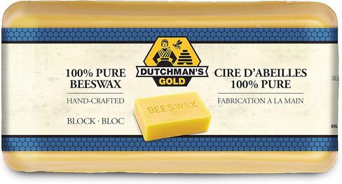 Dutchman’s Gold Canadian Yellow Beeswax Block (454g or 1oz Pack of 12) - Cosmetic-Grade Natural Beeswax for Candle Making, Soap, Crafts, Beauty - Pure Beeswax Bars - Safe and Easy to Melt in Kuwait
