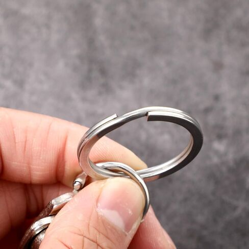 Heavy Duty Key Ring, 40Pcs Round Split Key Rings Stainless Steel Key Rings for Car Home Large Metal Dog Ring Tag Lanyards School Office DIY Craft Jewelry Making in Saudi Arabia