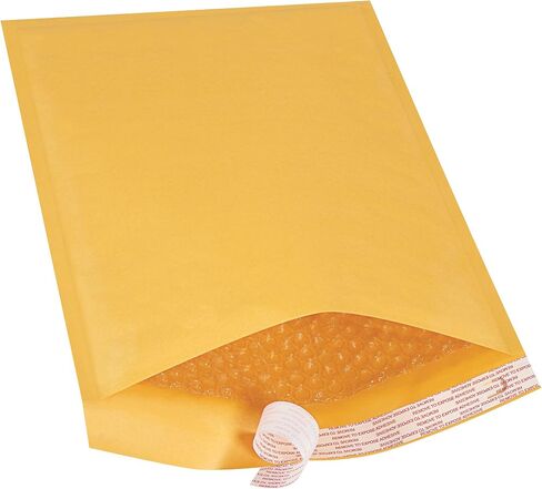 Aviditi Kraft Bubble Mailers #4, 9 1/2" x 14 1/2", Self-Seal, Padded Envelopes for Packing, Mailing and Shipping, Case of 100 in Saudi Arabia