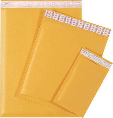Aviditi Kraft Bubble Mailers #4, 9 1/2" x 14 1/2", Self-Seal, Padded Envelopes for Packing, Mailing and Shipping, Case of 100 in Saudi Arabia
