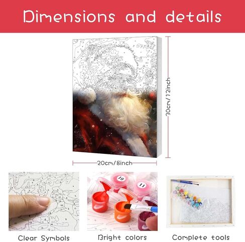 SKRYUIE Framed Paint by Numbers Kits for Adults Bird, Acrylic Flower Oil Painting by Numbers Kits for Beginner with Paintbrushes Brushes Art Canvas for Home Decor 7.87x11.81 inch / 20x30 cm v8 in Saudi Arabia