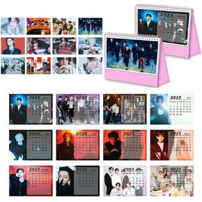 2025 ENHYPEN Desk Calendar,ENHYPEN Desktop Monthly Desk Calendar Gift for Fan Collection