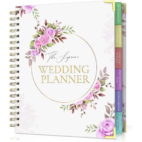 Wedding Planner, Wedding Planning Book and Organizer, Wedding Planner Book, Wedding Day Essentials, Wedding Planning Book For Bride, Wedding Planning Floral Desing, Book planner