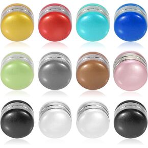 PHOGARY 12pc Hijab Magnetic Pins, Strong Magnet Pins for Hijab Scarf, Multi-Purpose Shiny Magnet Pin for Women Girls Hijabs Scarves Clothes (10 Colors)