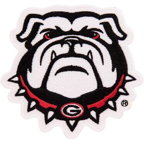 Desert Cactus University of Georgia Patch Bulldogs UGA Dawgs Embroidered Patches Applique Sew or Iron On Blazer Jacket Bag (Patch - Design B)